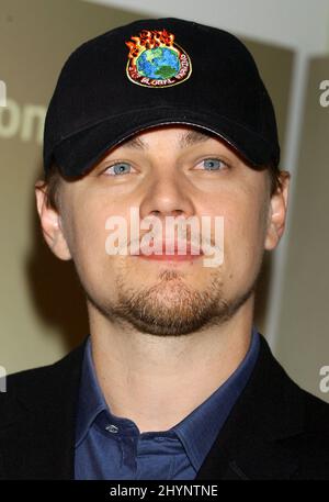 LEONARDO DICAPRIO ATTENDS THE NATURAL RESOURCES DEFENSE COUNCIL'S DEDICATION OF THE NEW DAVID FAMILY ENVIRONMENTAL ACTION CENTER AND THE LEONARDO DICAPRIO E-ACTIVISM ZONE PRESS CONFERENCE IN CALIFORNIA. PICTURE: UK PRESS Stock Photo