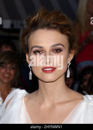 KEIRA KNIGHTLEY ATTENDS THE 'PIRATES OF THE CARIBBEAN: THE CURSE OF THE