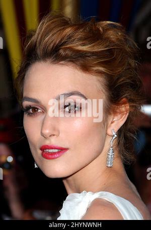 KEIRA KNIGHTLEY ATTENDS THE 'PIRATES OF THE CARIBBEAN: THE CURSE OF THE