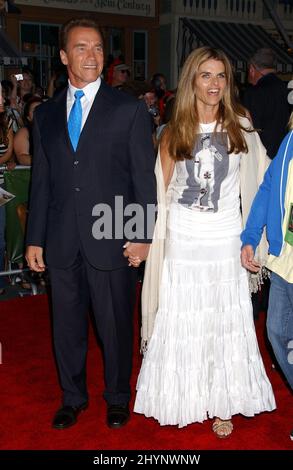 Arnold Schwarzenegger & Maria Shriver attend the 'Pirates Of The Caribbean: Dead Man's Chest' World Premiere at Disneyland. Picture: UK Press Stock Photo