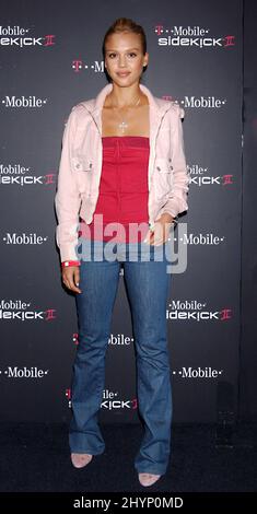 Jessica Alba attends the 'T-Mobile Sidekick ll' Party in Los Angeles