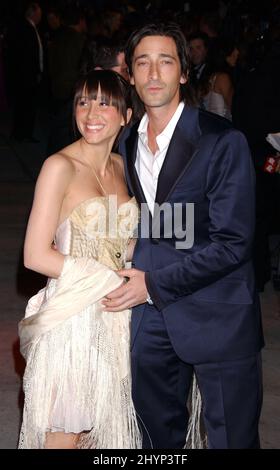 Adrien Brody attends the Vanity Fair Oscar Party at Mortons, Beverly Hills. Picture: UK Press Stock Photo