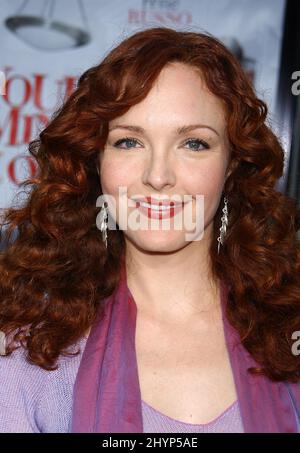 Amy Yasbeck attends the world premiere of "Journey to the Center of the