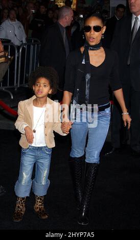 Jada Pinkett-Smith & daughter Willow attend 'The Seat Filler' Hollywood Premiere. Picture: UK Press Stock Photo