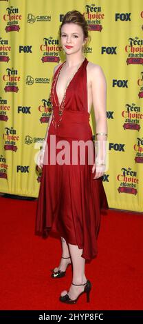 Amber Tamblyn attends the Teen Choice Awards 2005 at the Gibson Amphitheatre in Universal City. Picture: UK Press Stock Photo