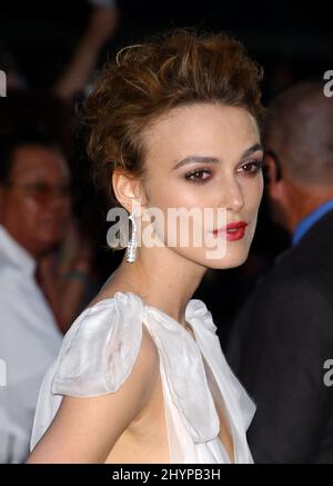 KEIRA KNIGHTLEY ATTENDS THE 'PIRATES OF THE CARIBBEAN: THE CURSE OF THE