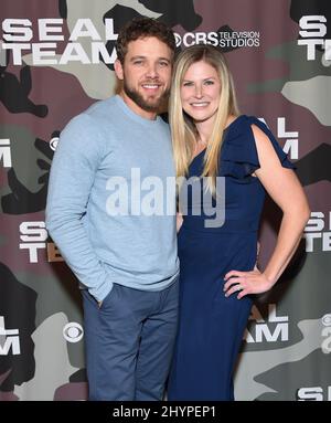 Max Thieriot and Lexi Murphy attending the Seal Team Season 3 Winter ...