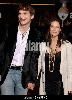 Demi Moore and Ashton Kutcher attend Service Nation, a campaign to ...