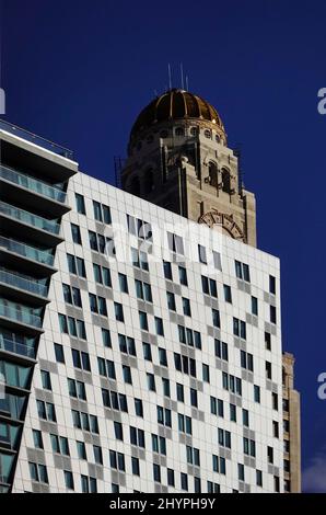 Williamsburg savings bank building in downtown Brooklyn NYC Stock Photo
