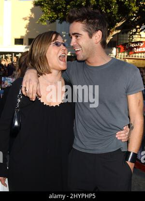 COLIN FARRELL & MOTHER RITA ATTEND THE 'DAREDEVIL' PREMIERE AT THE MANN VILLAGE THEATRE, CALIFORNIA. PICTURE: UK PRESS Stock Photo