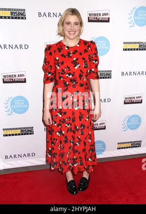 Greta Gerwig attending the 2020 Athena Awards Ceremony held at Diana Event Oval of Diana Center on February 26, 2020 in New York. Stock Photo