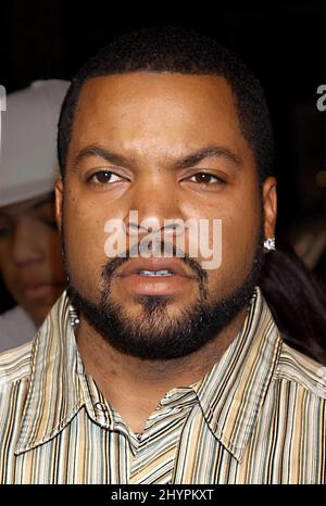 ICE CUBE ATTENDS THE 'BARBERSHOP 2: BACK IN BUSINESS' FILM PREMIERE IN CALIFORNIA. PICTURE: UK PRESS Stock Photo