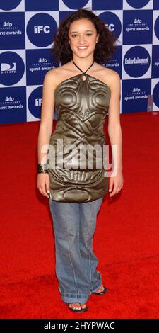 Keisha Castle-Hughes attends the 2004 IFP Independent Spirit Awards in Santa Monica. Picture: UK Press Stock Photo