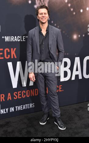 Hayes MacArthur arriving to the The Way Back€™ World Premiere at Regal Cinemas LA Live on March 01, 2020 in Los Angeles. Stock Photo