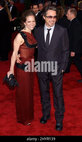 Robert Downey Susan Downey At Arrivals For Oscars 79Th Annual