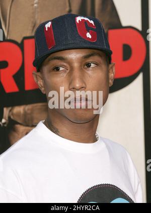 Pharrell Williams attends the 'Superbad' LA Premiere held at Grauman's Chinese Theatre. Picture: UK Press Stock Photo