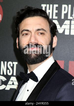 Morgan Spector attending HBO's 'The Plot Against America' New York Premiere held at Florence Gould Hall on March 4, 2020 in New York City Stock Photo