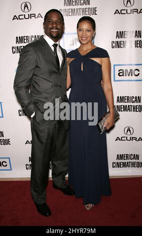 Blair Underwood and wife attending the The 22nd American Cinematheque Award Ceremony honoring Julia Roberts, at the Beverly Hilton Hotel. Stock Photo