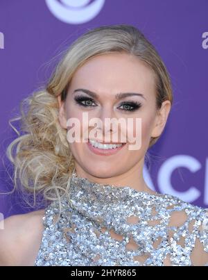 April 1, 2012 Las Vegas, Nv. Laura Bell Bundy The 47th Annual Academy of Country Music Awards held at the MGM Grand Garden Arena Stock Photo