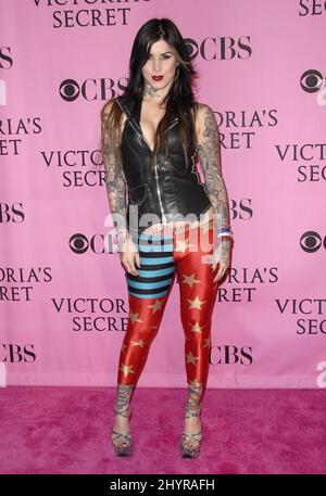 Katherine Von D arrives at the 12th Annual Victoria's Secret Fashion