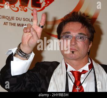 Roy Horn from Siegfried & Roy passes away at 75 years old from coronavirus in Las Vegas, NV. June 30, 2006 Las Vegas, Nv. Roy Horn of Siegfried and Roy 'The Beatles LOVE by Cirque du Soleil' Gala Premiere Held at the LOVE Theatre in The Mirage Hotel & Casino Stock Photo