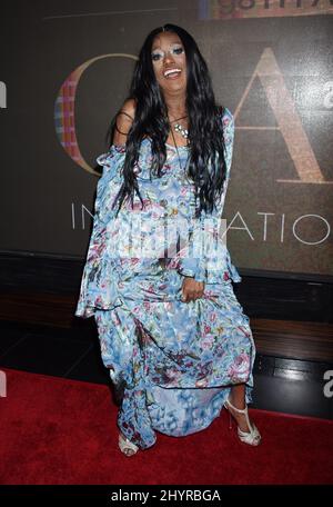 Bonnie Pointer, a founding member of The Pointer Sisters, died at the age of 69 on June 8, 2020 at her home in Los Angeles of cardiac arrest. Bonnie Pointer, Original Pointer Sister at the Hollywood Chamber of Commerce 98th Annual Board Installation and Lifetime Achievement Awards held at Avalon Hollywood on April 10, 2019 in Hollywood, CA. Stock Photo
