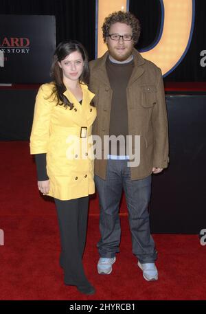 Seth Rogen attends the Walk Hard: The Dewey Cox Story Premiere at the Grauman's Chinese Theatre, Los Angeles Stock Photo