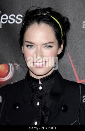 Lena Headey attends Terminator: The Sarah Connor Chronicles Premiere, held at the Cinerama Dome, Hollywood, California Stock Photo