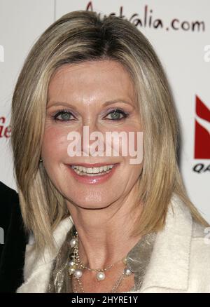 Olivia Newton-John attends the G'Day USA Australia.com Black Tie Gala held at the Hollywood and Highland Grand Ballroom in Los Angeles, CA. Stock Photo