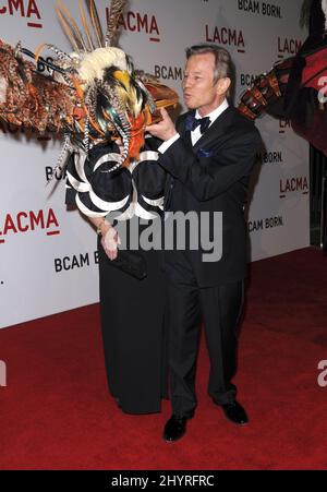 Michael York and wife Pat York attend The Opening Celebration of the Broad Contemporary Art Museum at LACMA in Los Angeles, CA. Stock Photo