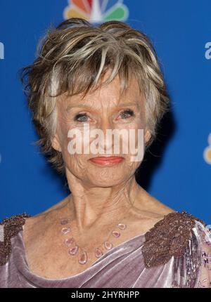 Stage and screen actress Cloris Leachman, best known for her role on The Mary Tyler Moore Show, has died at the age of 94 from natural causes at her home in Encinitas, California. August 27, 2006 Los Angeles, Ca. Cloris Leachman 58th Annual Primetime EMMY Awards Held At The Shrine Auditorium Stock Photo