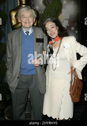 Stage and screen actor Hal Holbrook died on January 23, 2021 in Beverly Hills, Ca. at the age of 95. February 4, 2008 Beverly Hills, Ca. Hal Holbrook and Dixie Carter 80th Academy Awards Nominees Luncheon Held at the Beverly Hilton Hotel Stock Photo