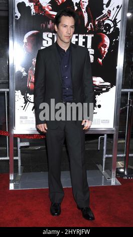 Keanu Reeves attends the Street Kings premiere, held at Grauman's Chinese Theatre, Los Angeles Stock Photo
