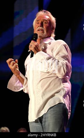 Kenny Rogers performs live on stage for day 3 of the CMA Music Festival Nightly Concerts held at LP Field, Nashiville. Stock Photo