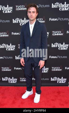 Sterling Beaumon arriving to €'The Birthday Cake' Los Angeles Premiere at Fine Arts Theatre on June 16, 2021 in Los Angeles, CA. Stock Photo