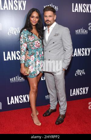 Ash Santos and David Cade arriving to the Lansky€™ Los Angeles Premiere