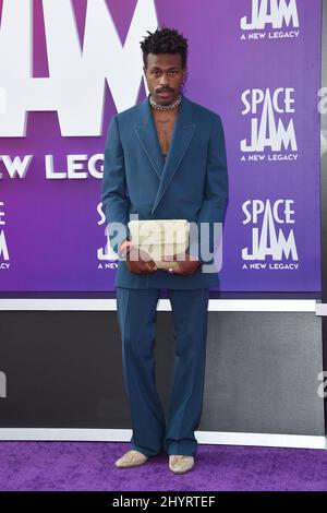 Duckwrth at the world premiere of 'Space Jam: A New Legacy' held at the Regal Cinemas L.A. Live on July 12, 2021 in Los Angeles, CA. Stock Photo