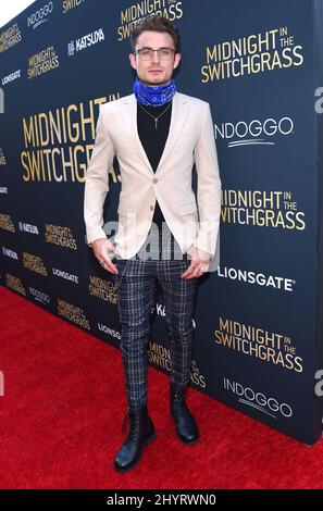 James Kennedy at the 'Midnight in the Switchgrass' Los Angeles Special Screening held at the Regal Cinemas L.A. Live on July 19, 2021 in Los Angeles, CA. Stock Photo