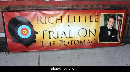 Atmosphere attending 'Trial on the Potomac, The Impeachment of Richard Nixon' Press Night held at Theatre At St. Clements on August 5, 2021 in New York City, NY Stock Photo