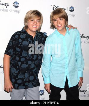 Dylan Sprouse and Cole Sprouse at the Disney ABC Television Group All Star Party held at the Beverly Hilton Hotel in Los Angeles. Stock Photo