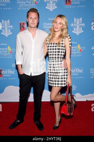 Barron Hilton II and Tessa Grafin von Walderdorff at The 16th Annual Christmas in September benefitting Children's Hospital Los Angeles held at The Abbey on September 21, 2021 in West Hollywood, CA. Stock Photo