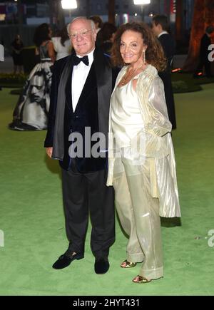 Barry Diller and Diane von Furstenberg at the Academy Museum of Motion Pictures opening Gala honoring Haile Gerima and Sophia Loren on September 25, 2021 in Los Angeles, CA. Stock Photo