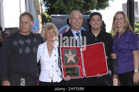 Howie Mandel, wife Terry and family Howie Mandel during the presentation as he was honored with a Star on the Hollywood Walk of Fame. Stock Photo