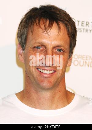 Tony Hawk arrives at The Stand Up To Cancer Benefit at The Kodak Theater in Hollywood, California. Stock Photo