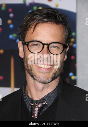 Guy Pearce attending the 'Bedtime Stories' World Premiere. Held at the El Capitan Theatre, Los Angeles. Stock Photo