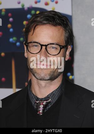 Guy Pearce attending the 'Bedtime Stories' World Premiere. Held at the El Capitan Theatre, Los Angeles. Stock Photo