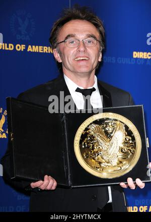 Danny Boyle in the press room at the 2013 British Academy Film Awards ...