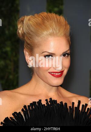 Gwen Stefani attending the Vanity Fair Oscar Party 2009, held at the Sunset Tower Hotel, Los Angeles. Stock Photo