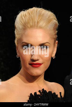 Gwen Stefani at the Vanity Fair Oscar Party 2009 held at the Sunset Tower Hotel in West Hollywood. Stock Photo