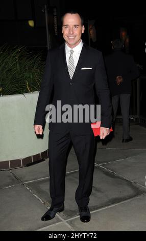 David Furnish arriving for the premiere of 'Valentino: The Last Emperor', Los Angeles, USA. Stock Photo